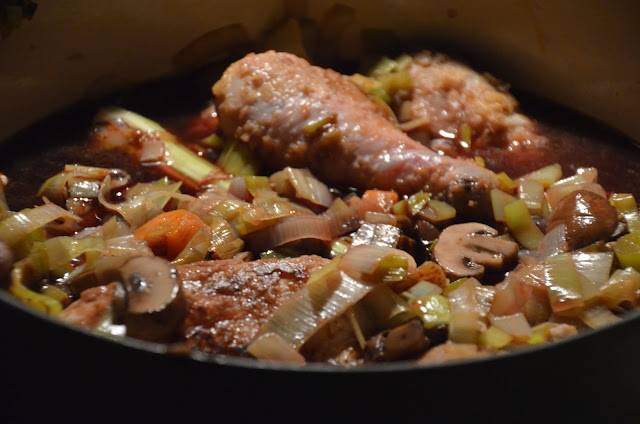 Coq Au Vin pre-oven