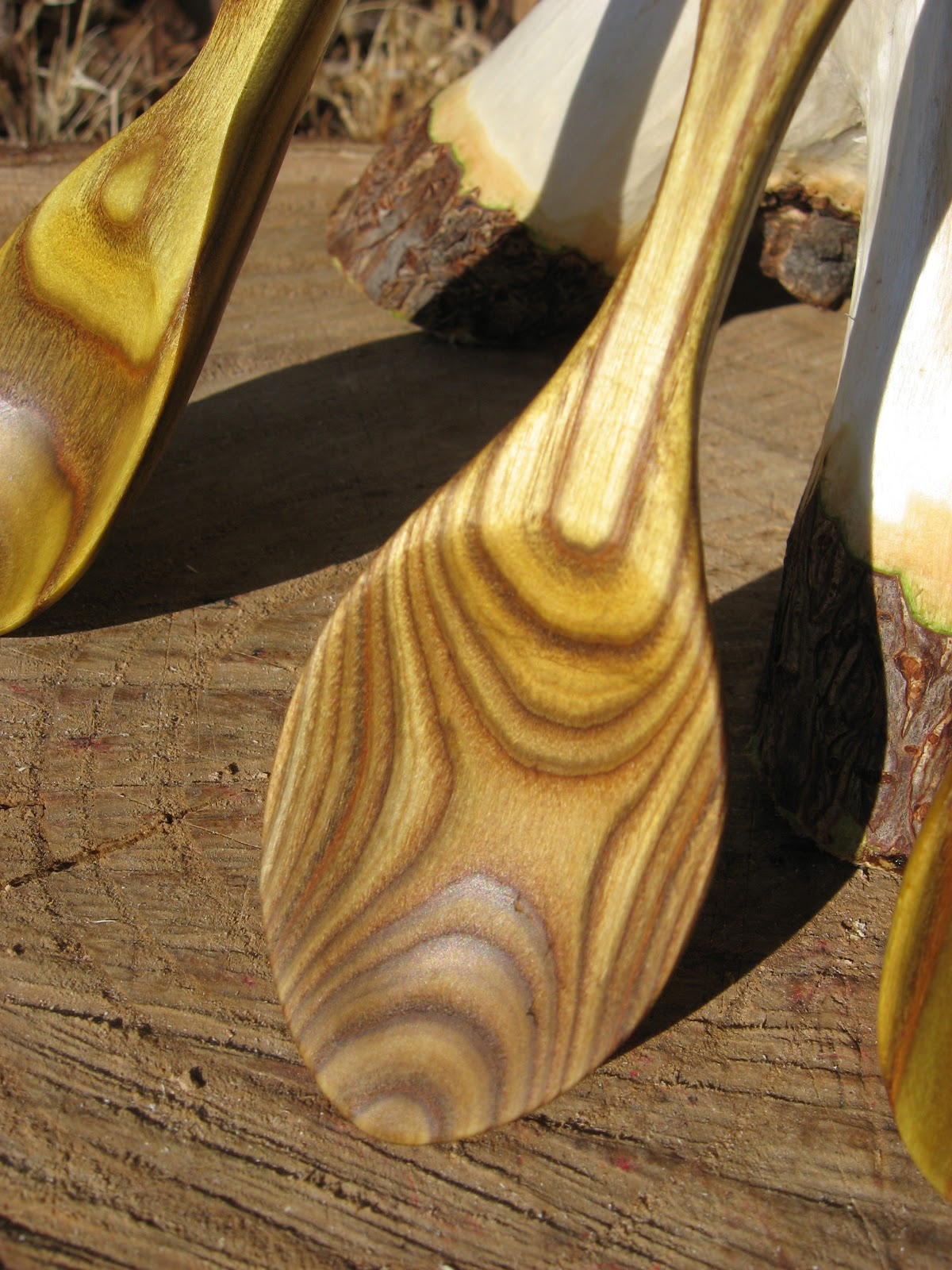 Survival in the Wasteland Sumac and Honey Locust Spoons
