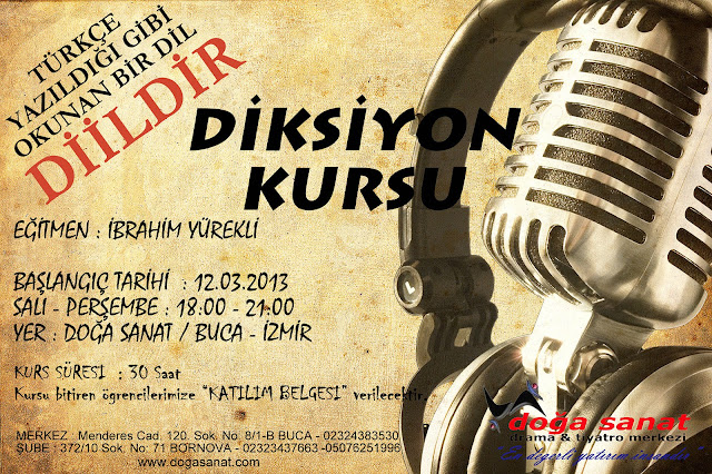 Ibrahim Yurekli Diksiyon Kursu Etkinlikler