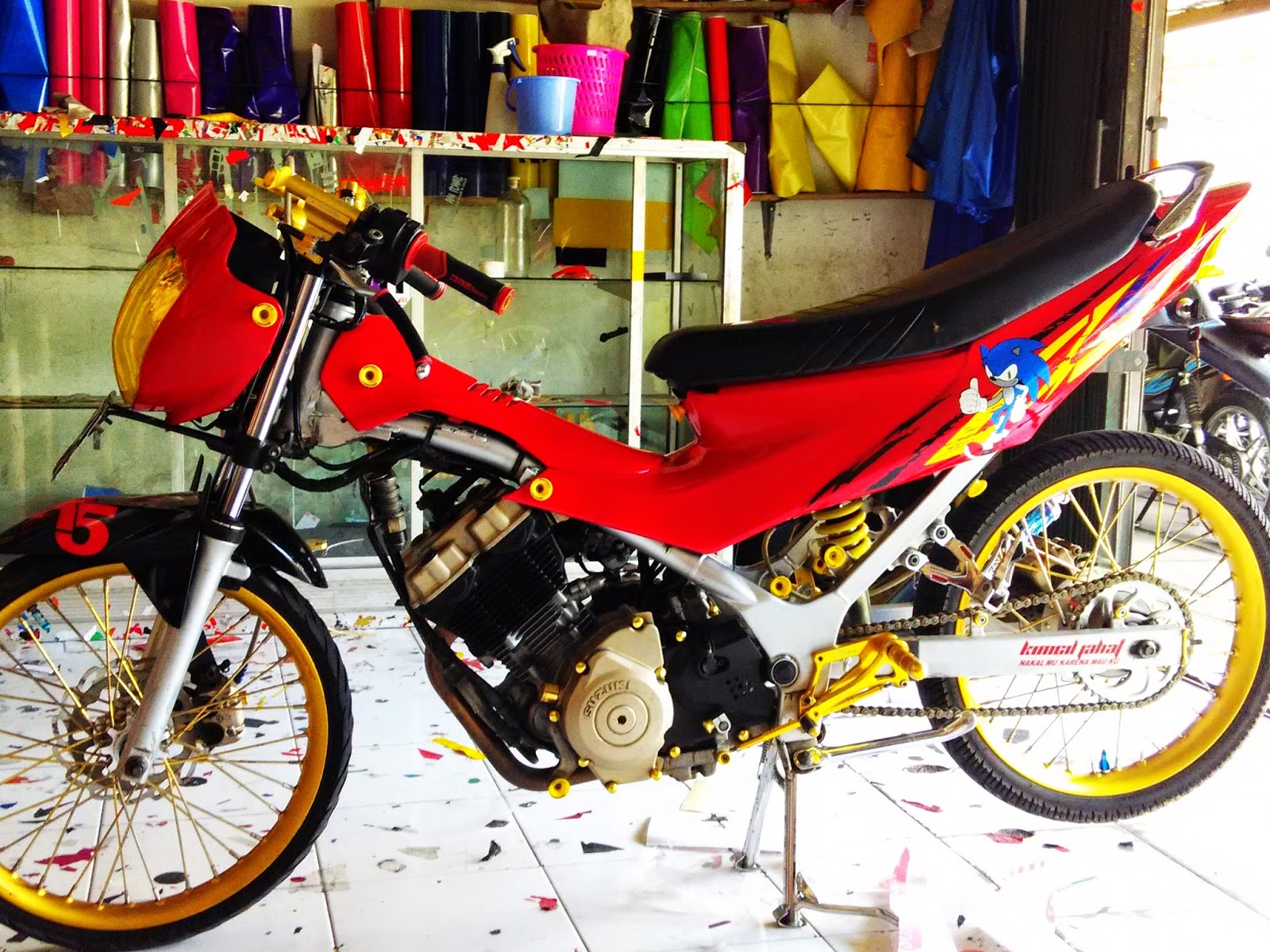 cutting sticker motor satu sticker cutting sticker motor satu sticker