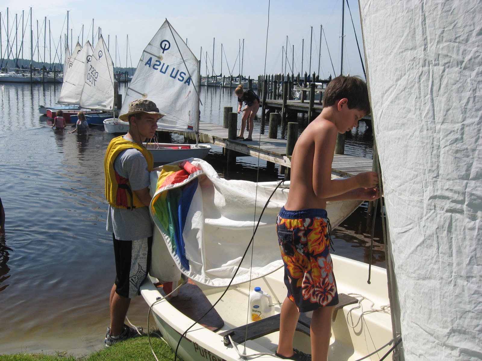 New Bern High School Naval Junior ROTC Sailing More Summer Sailing