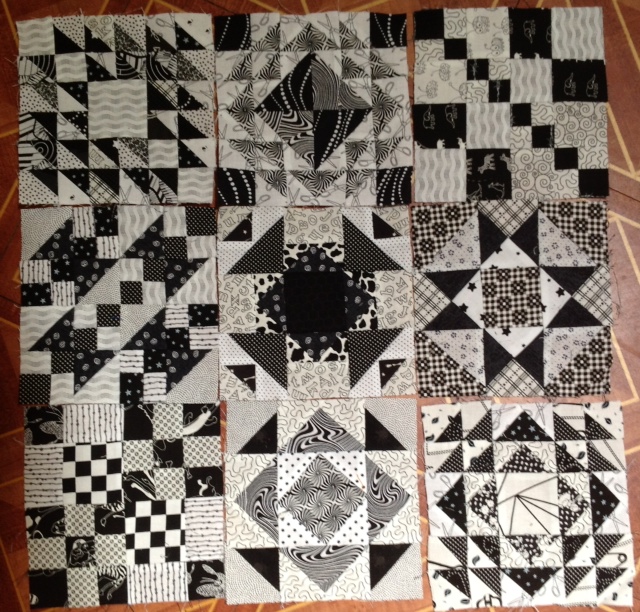 Barrister's Block Black and white blocks
