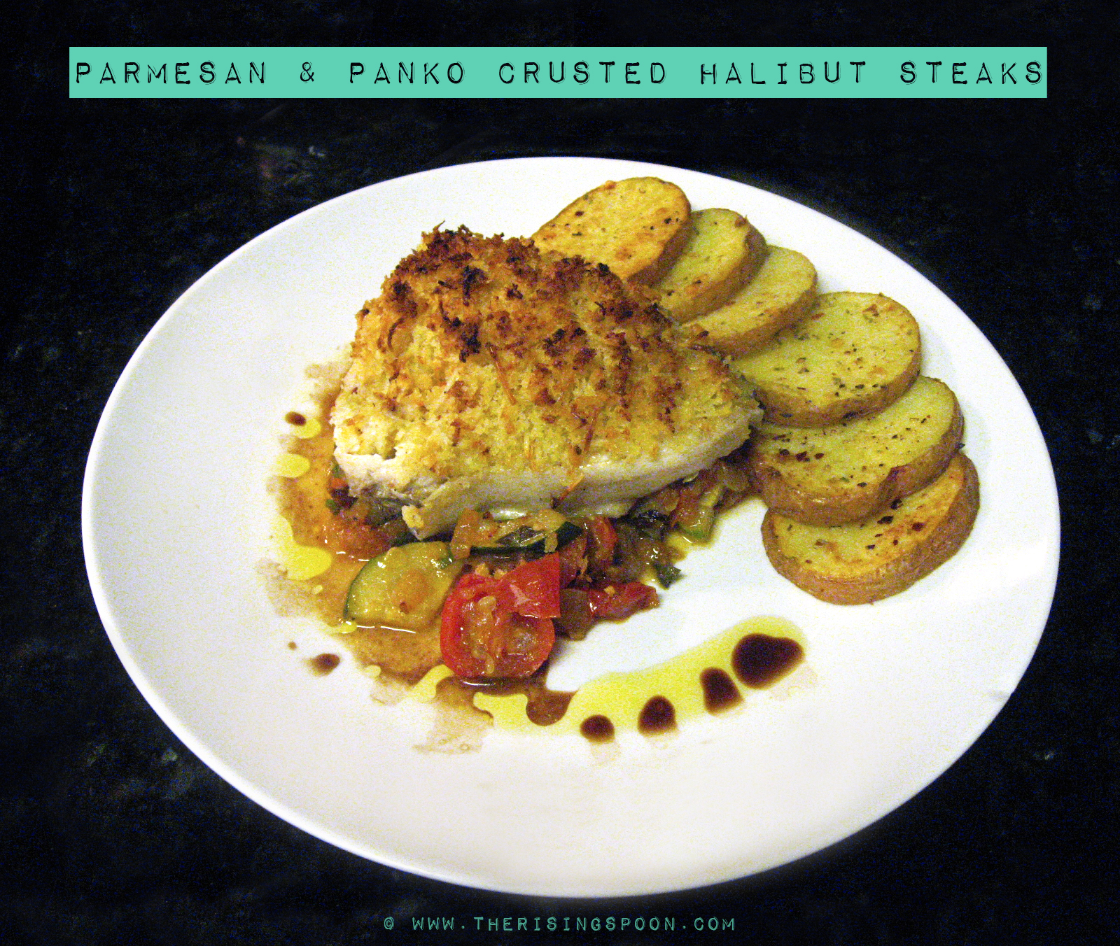 Parmesan & PankoCrusted Halibut Steaks The Rising Spoon Parmesan