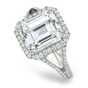 Emerald Cut Diamond Engagement Ring