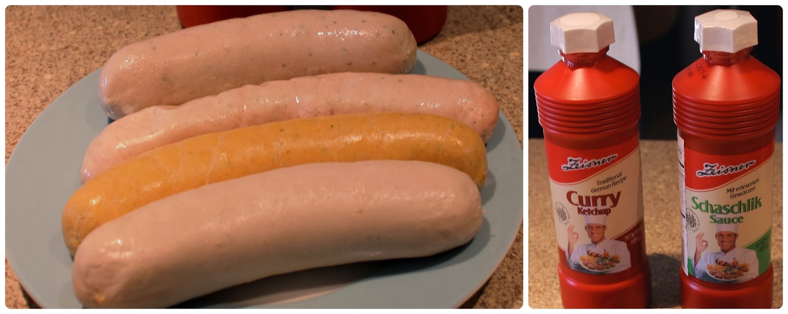 Pudica's Food Corner German style "Curry Wurst"