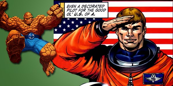 Ben Grimm "La Cosa" como piloto Ben Grimm "La Cosa" como piloto