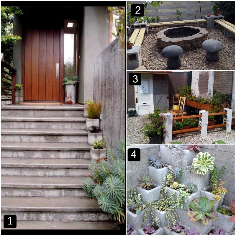 Pure and Noble Reduce, Recuse, Recycle Cinder Blocks