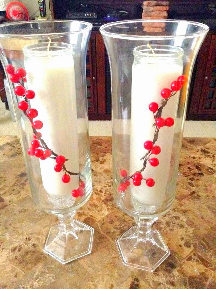 Home & Garden Hurricane Candle Holder DIY DollarTree Project