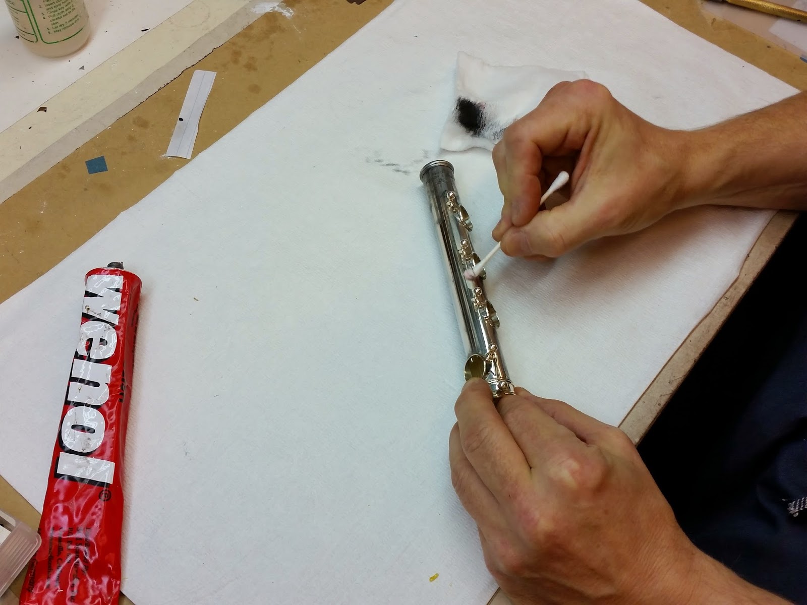 Repair My Flute Cleaning a Tarnished Footjoint