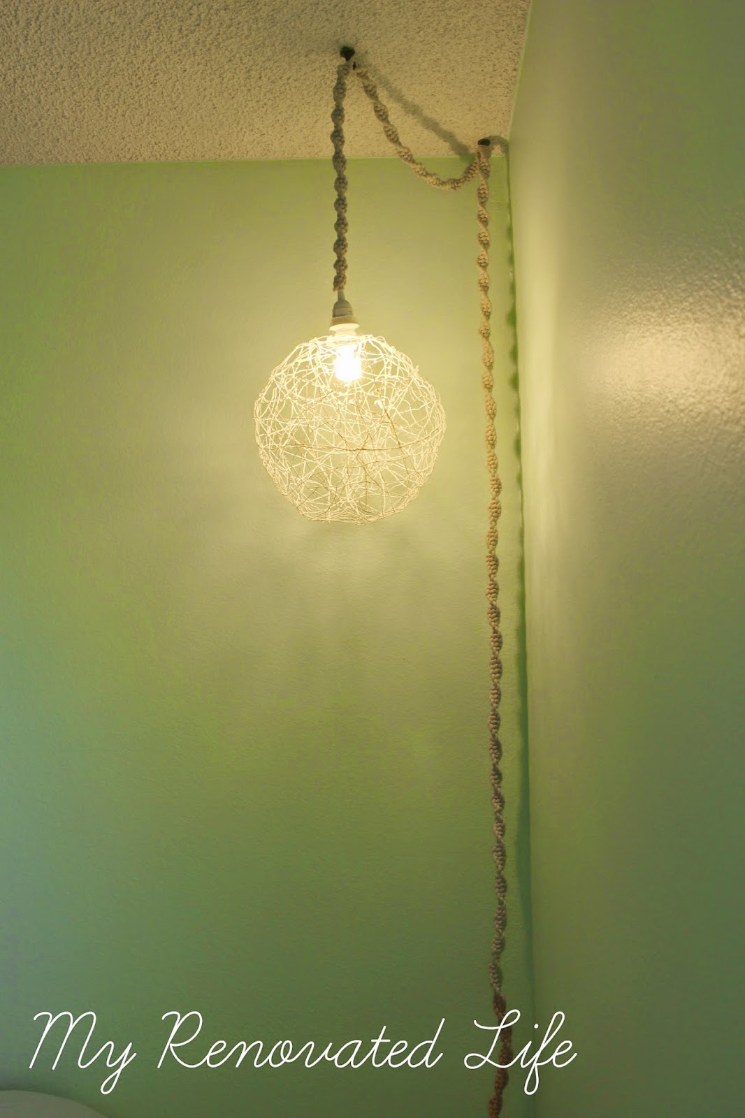 My Renovated Life Step 5 I M Not A Girl Babygirl S Room Design My Renovated Life Step 5 I M Not A Girl Babygirl S Room Design Diy String Pendant Lamp Macrame Ombre Cord Part 2