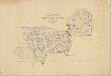 MAPA DE LOTEAMENTO DA COLONIA RODRIGO SILVA