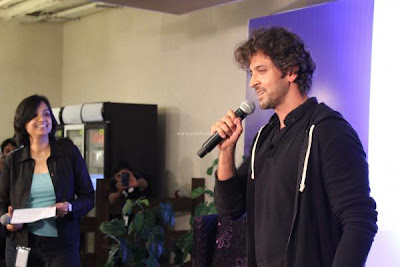 Hrithik Roshan at the launch of first look of Krrish 3 motion poster