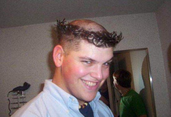 funny haircuts - online icon