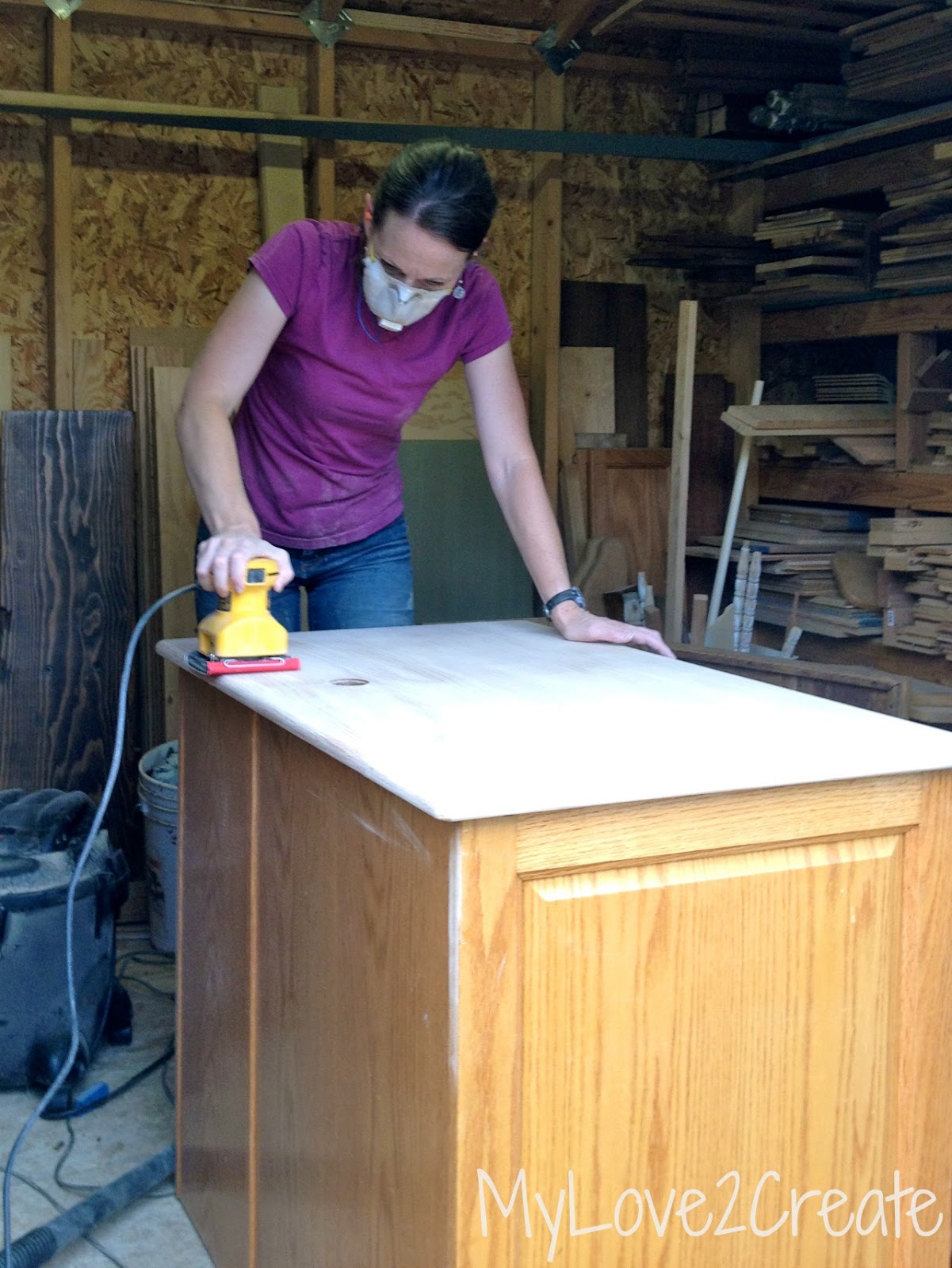 Desk and Hutch Makeover My Love 2 Create