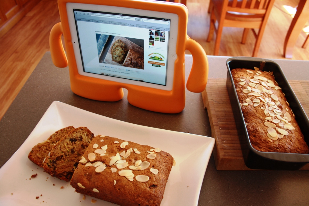 My Little Drummer Boys Zucchini Bread with Pineapple & Almond {Recipe}