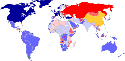 Mapa Guerra Fria.