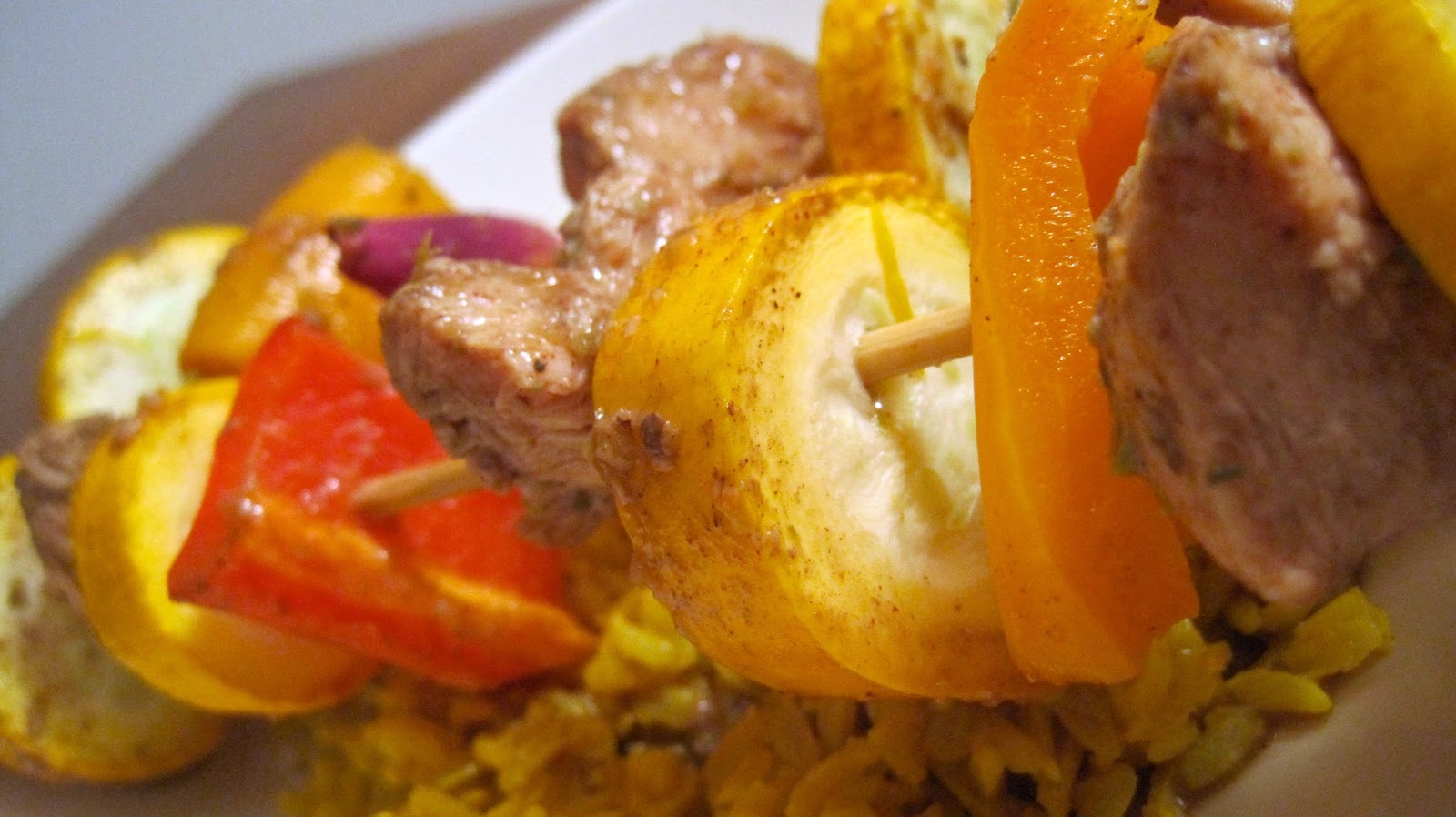 Kvell in the Kitchen Jerk Chicken and Tofu Kebabs