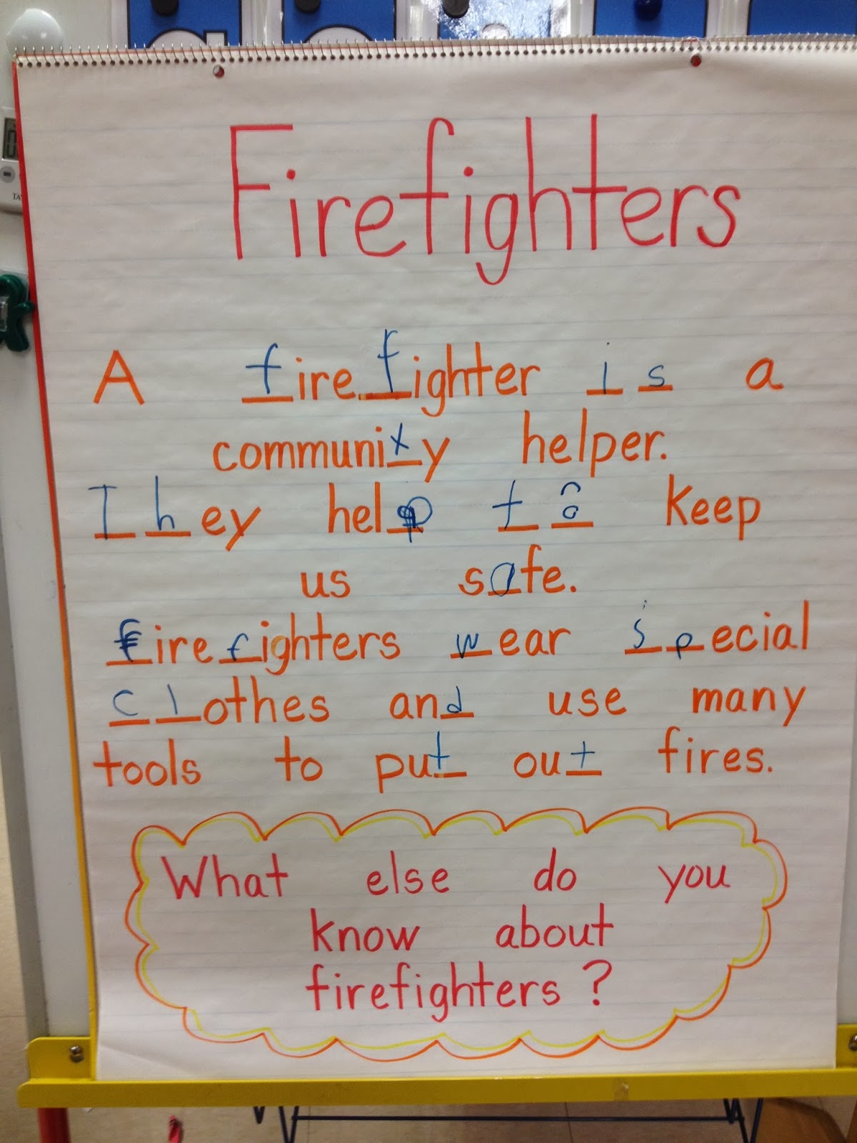 Peace, Love and Kindergarten Firefighters!
