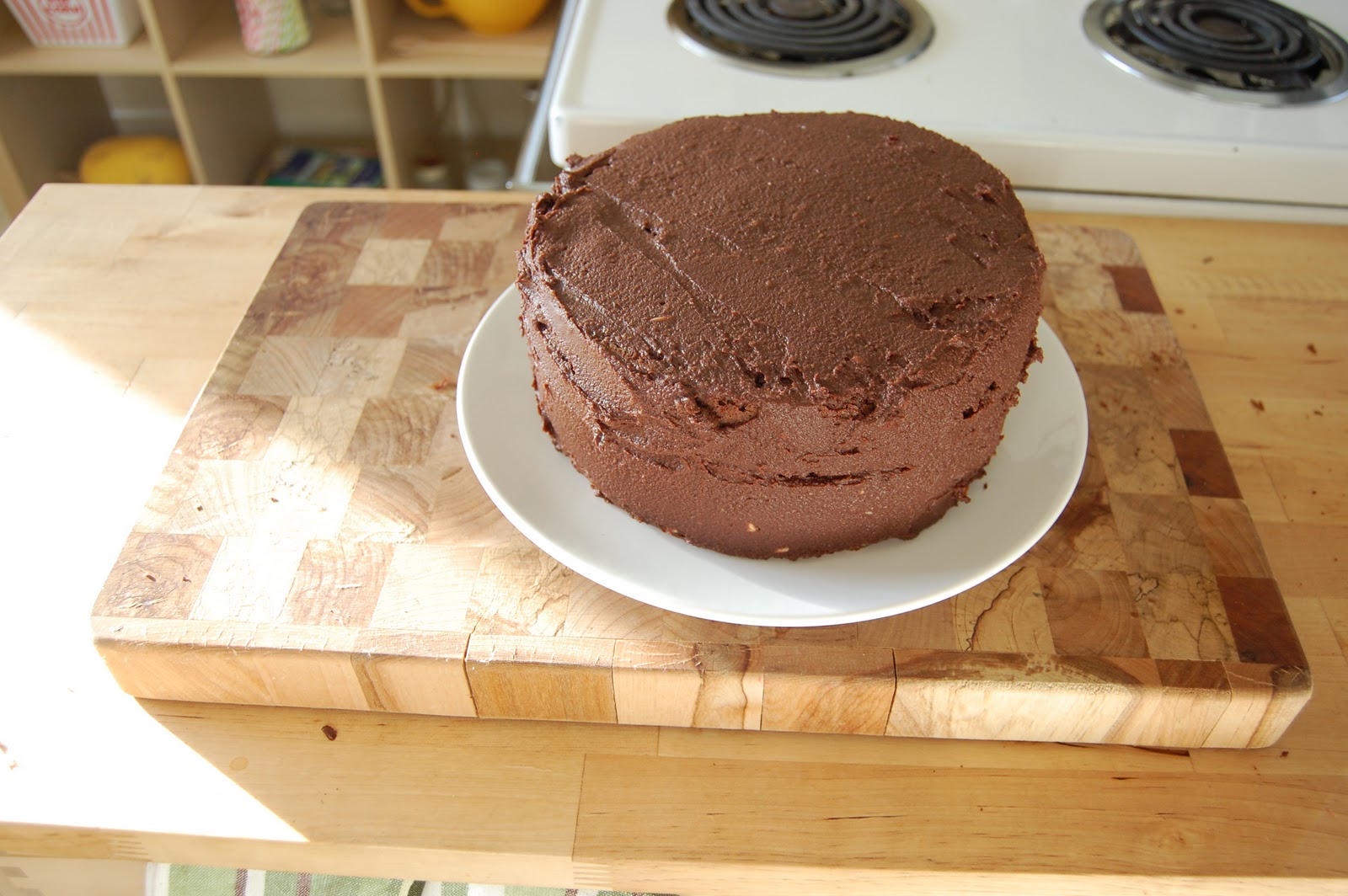 Vegetarian Faerie In The Kitchen. kit kat colourful birthday cake!