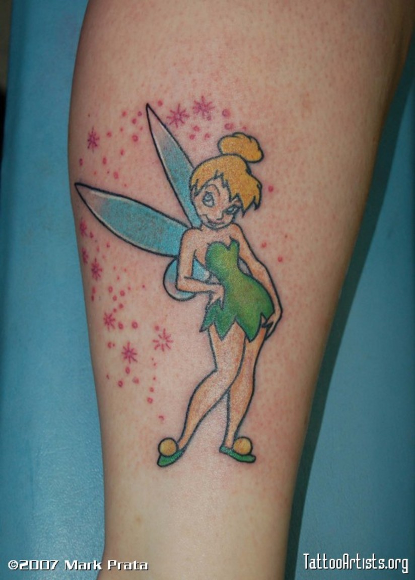 Tinkerbell Tattoos, Best Small Tattoo Ideas for Women.
