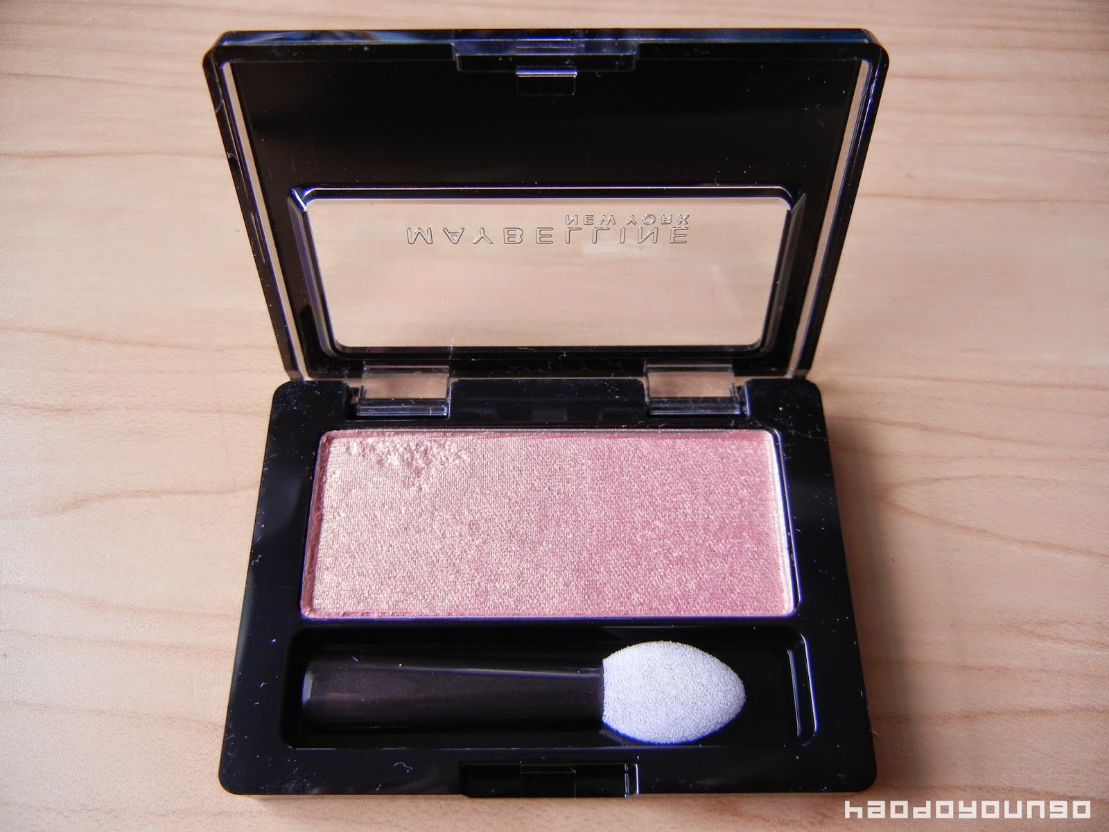 Review & Swatches Maybelline Expert Wear Eyeshadow Single in Pink Wink
