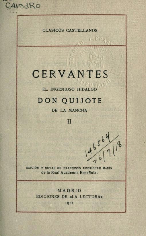  Don Quijote tomo II