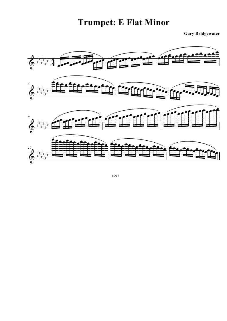 e flat minor e flat minor