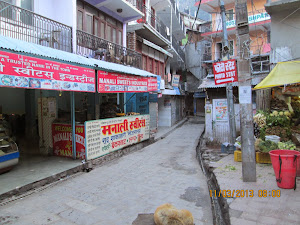 "Monday(11-3-2013) :- "Birthday Breakfast at "Manali Sweets" in Manali.