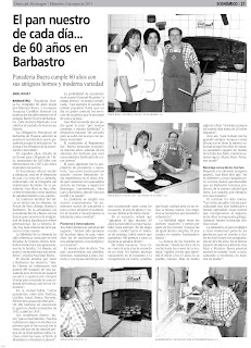 0 ANIVERSARIO DE PANADERÍA BUERA (BARBASTRO)-EN EL DIARIO DEL ALTOARAGÓN