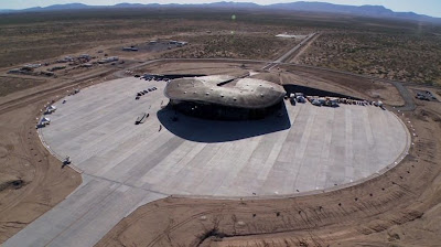 Futuristic Looking Spaceport America Near Completion in New Mexico 
