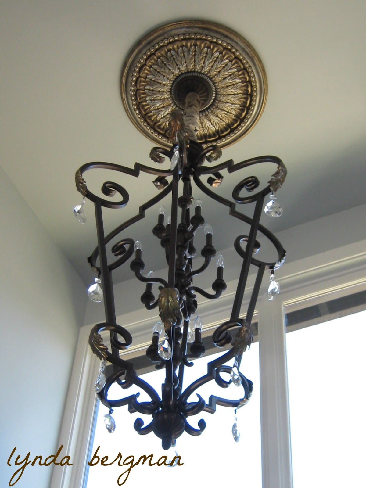 LYNDA BERGMAN DECORATIVE ARTISAN DADDY'S SOCKS CHANDELIER CHAIN COVER