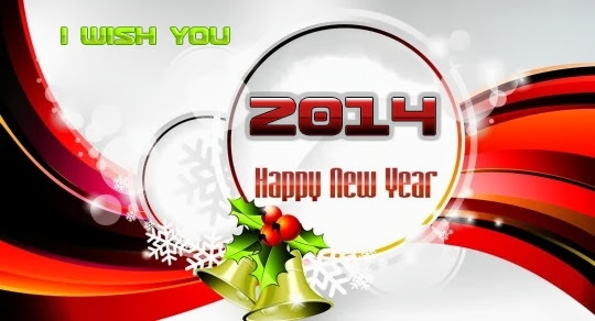 Fract Happy New Year Wishes Wallpapers 2014 Free Downloads