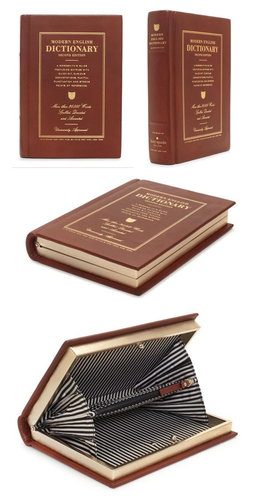 Bag Beggar Kate Spade 'Wordsmith Dictionary' clutch