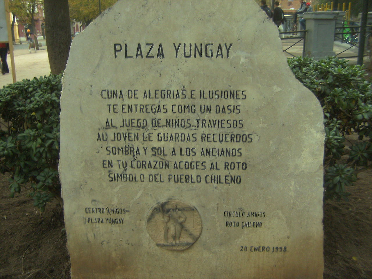 Recordatorio Plaza Yungay