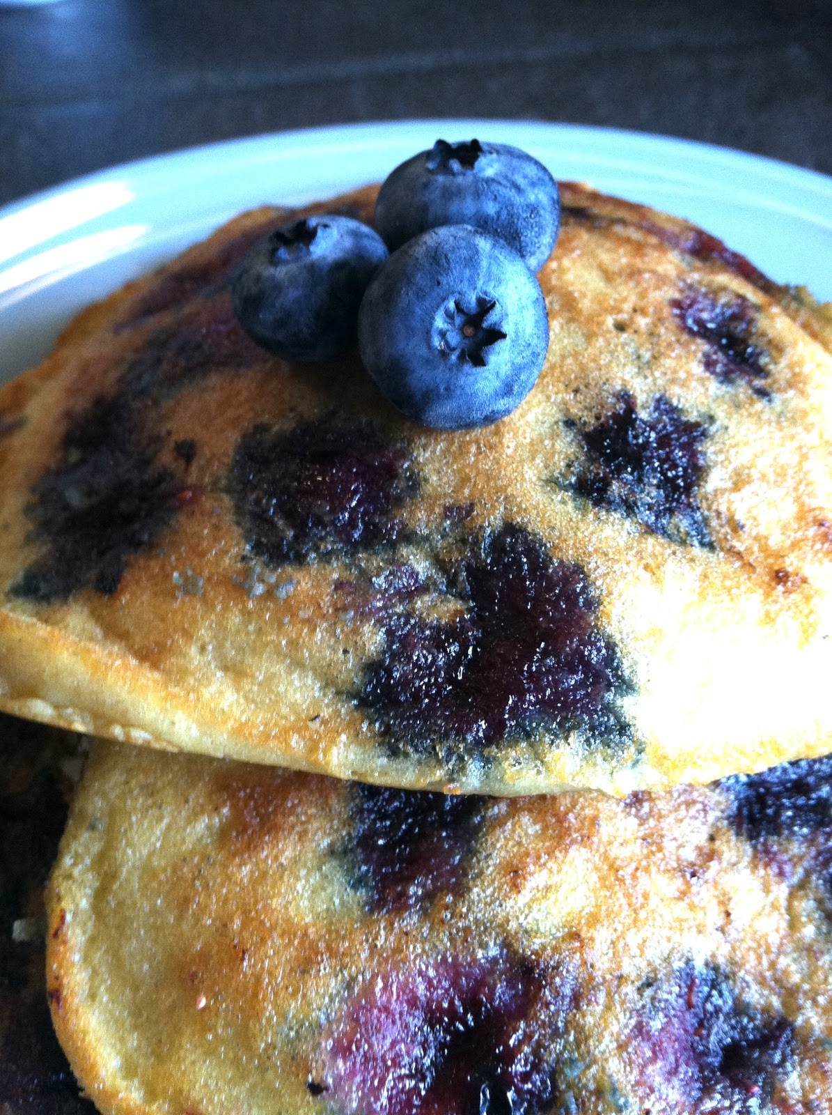 Paleo Fresh Fresh Blueberry Pancakes