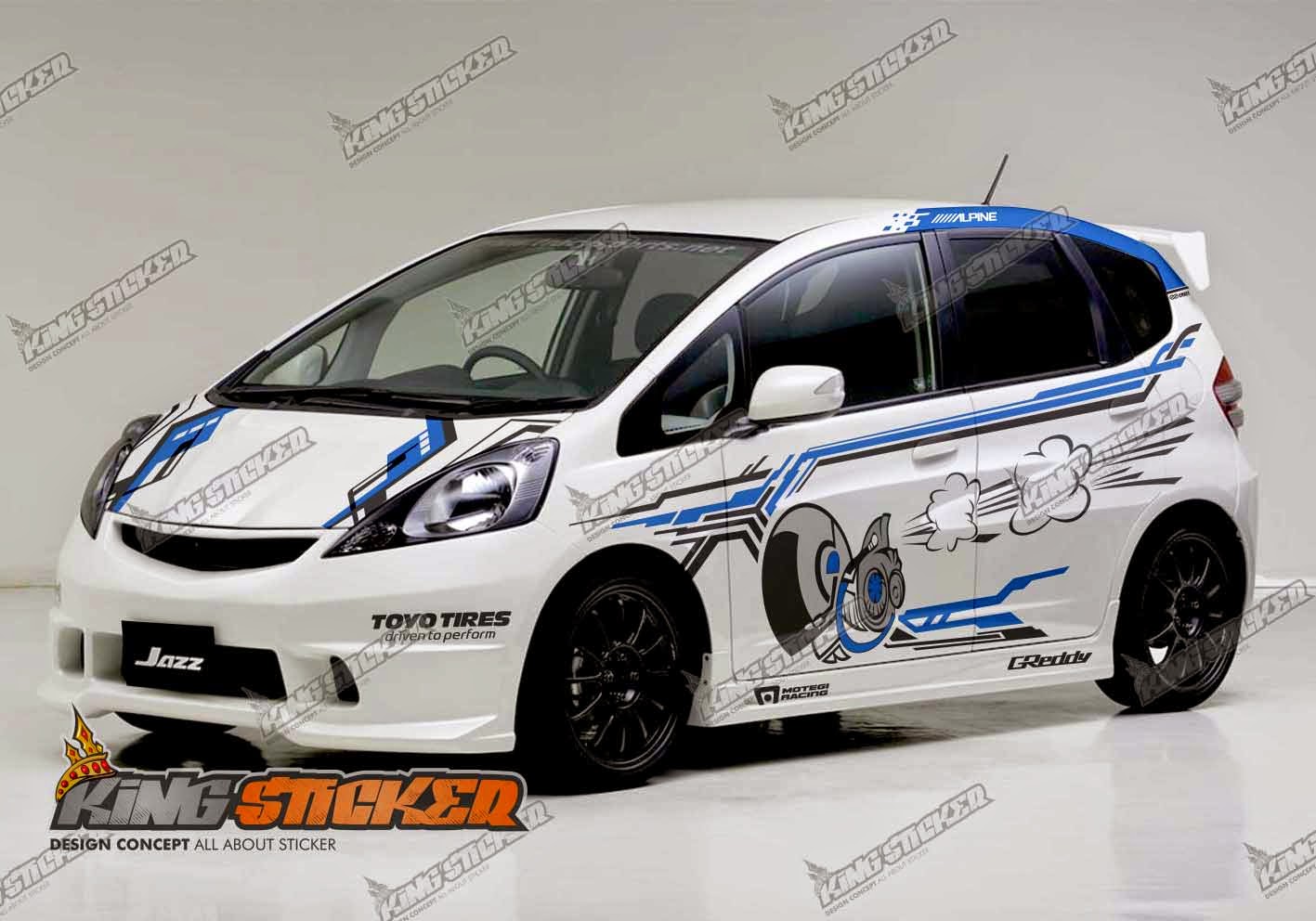 Kumpulan Modifikasi Cutting Sticker Honda Jazz Terlengkap