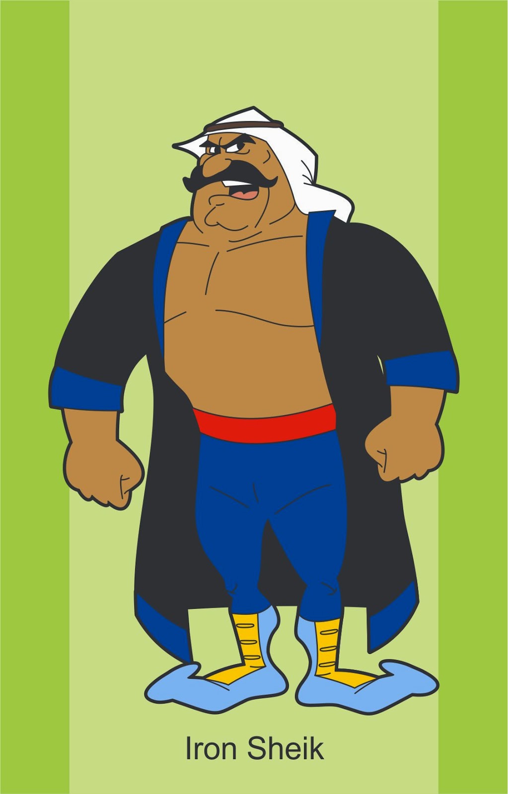 Iron Sheik [Hulk Hogan's Rock n' Wrestling] Banco de Personagens