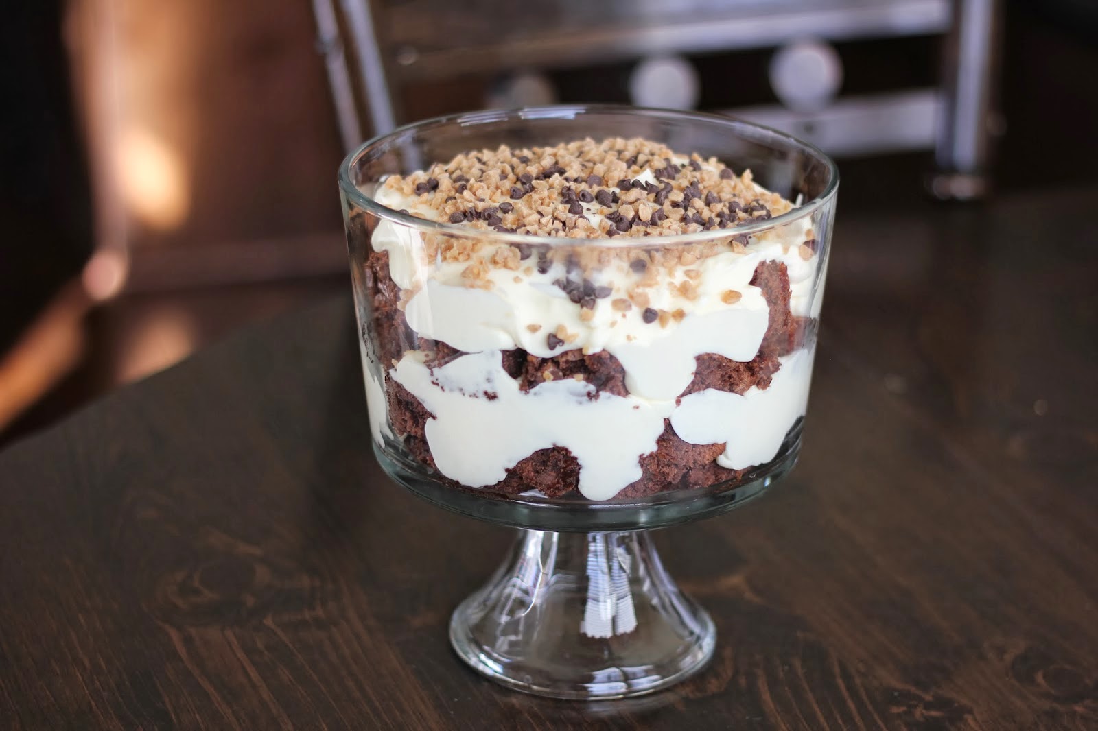 Nice Food Recipe Toffee Brownie Trifle