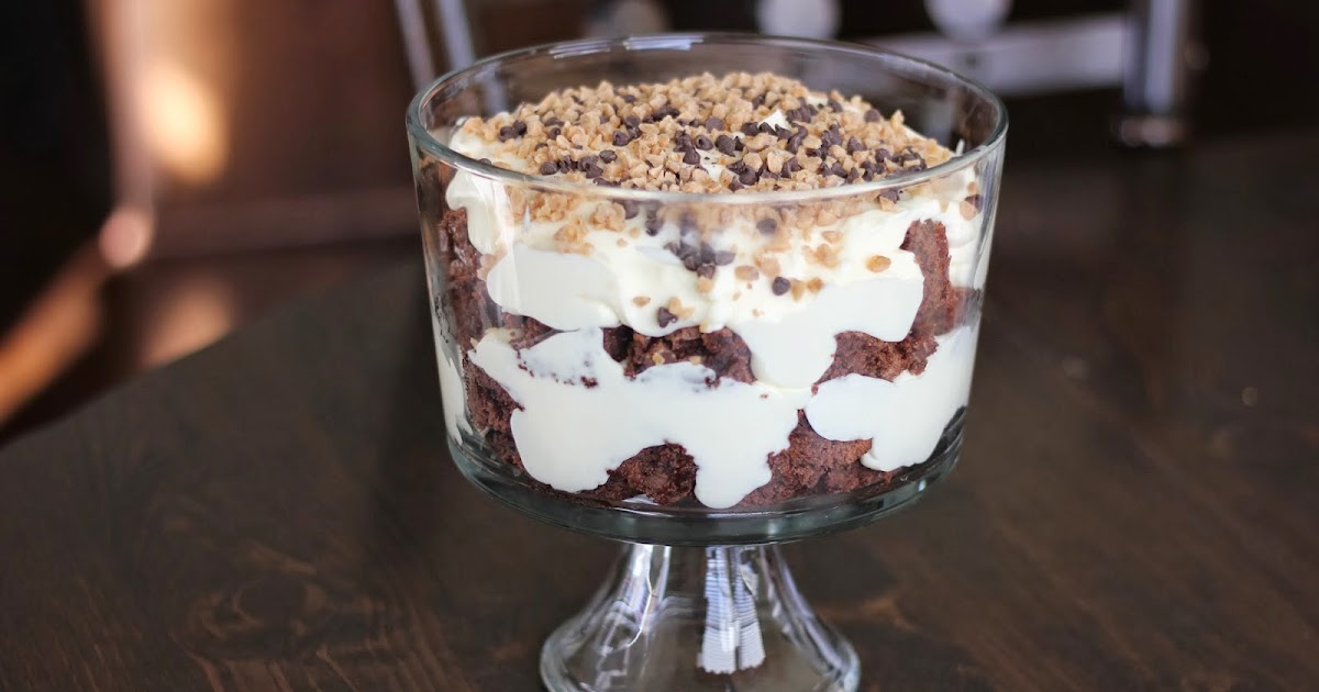 Nice Food Recipe Toffee Brownie Trifle