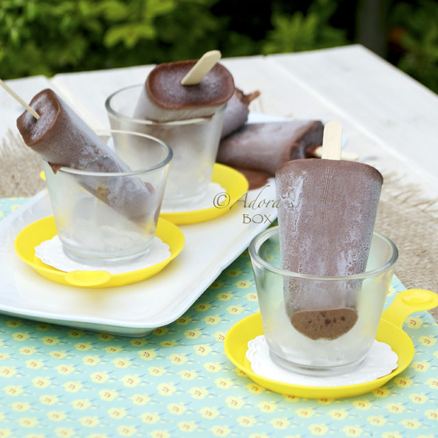 Adora's Box RED BEAN SWIRL ICE LOLLIES