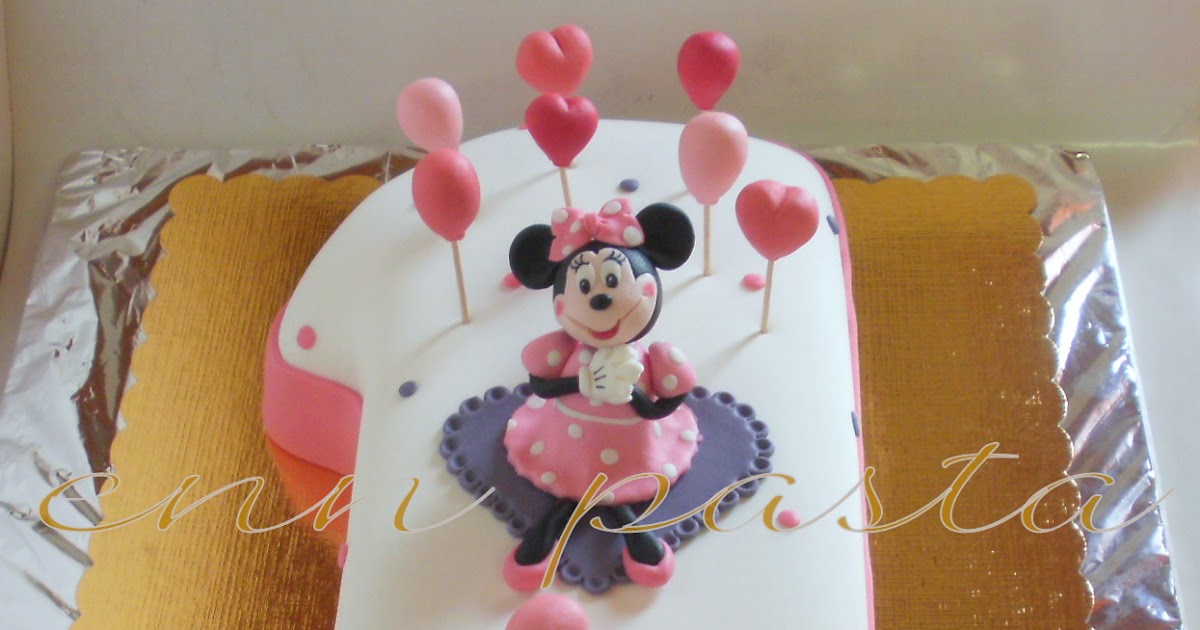 Enn Pasta Minnie Mouse�lu 1 Yaş Pastası