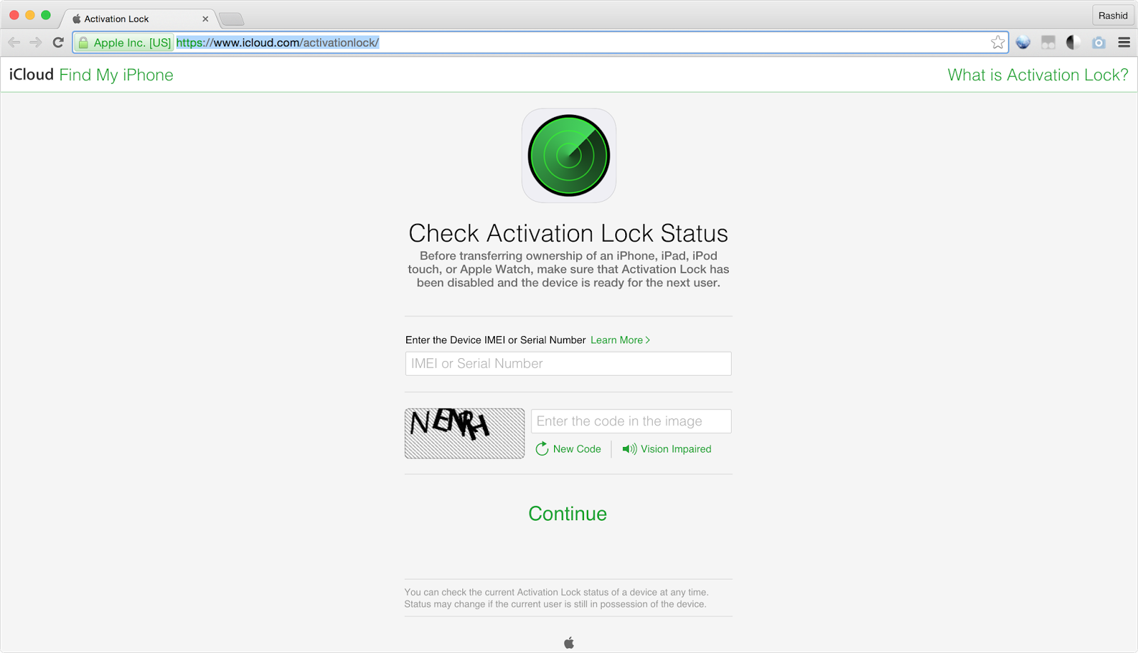 activation lock status check iphone serial number