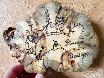 Always Believe Inspirational Handmade Reclaimed Burl Pine Sign Sayings Wall Art Hanging Country Home Decor 