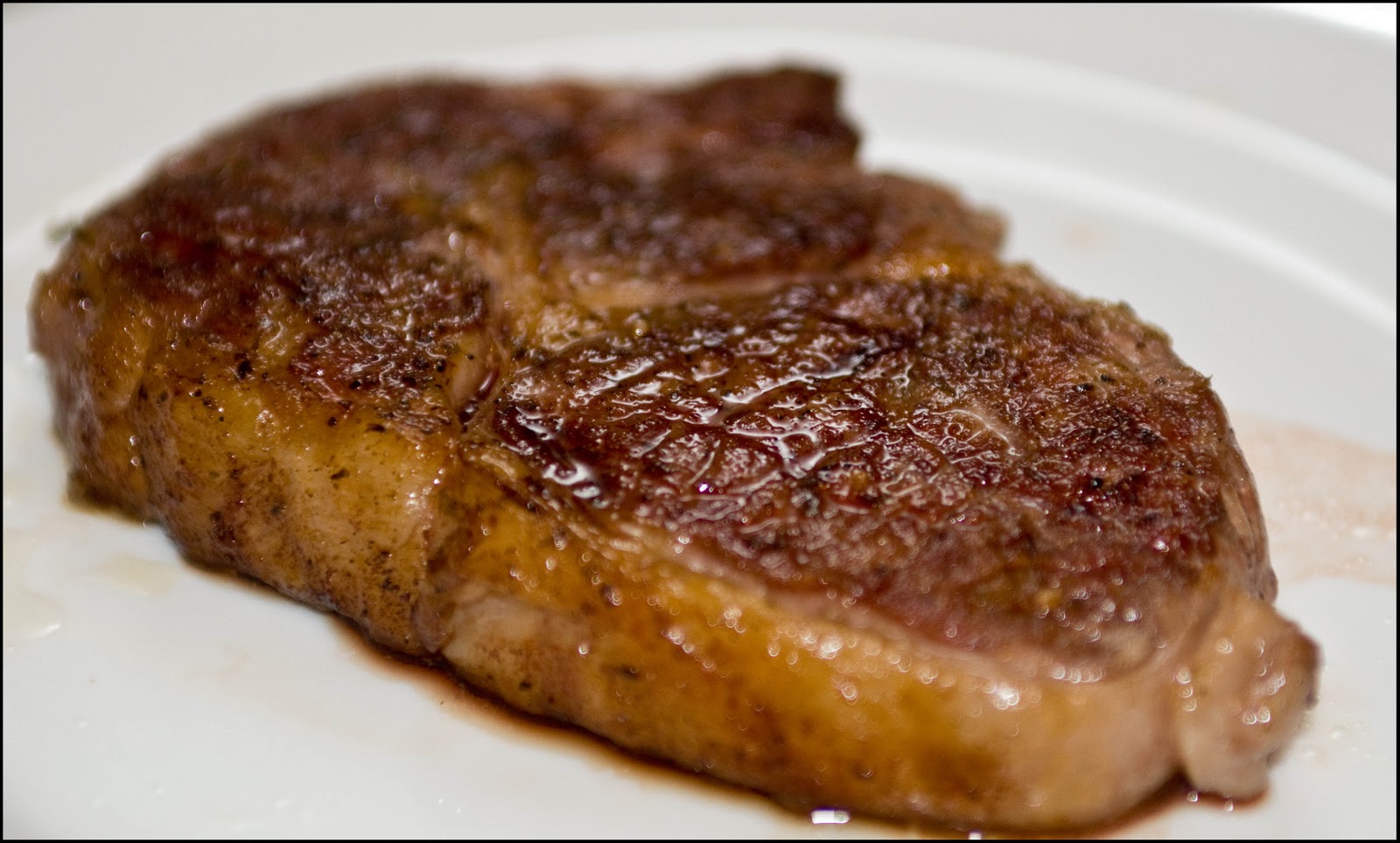Dinner at Maya's Ribeye Steak with Bone Marrow and Potato Salad