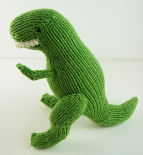 t rex dinosaur knit tyrannosaurus rex toy green
