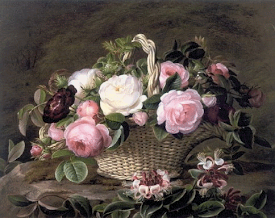 Una cesta de rosas para perfumar mi blog