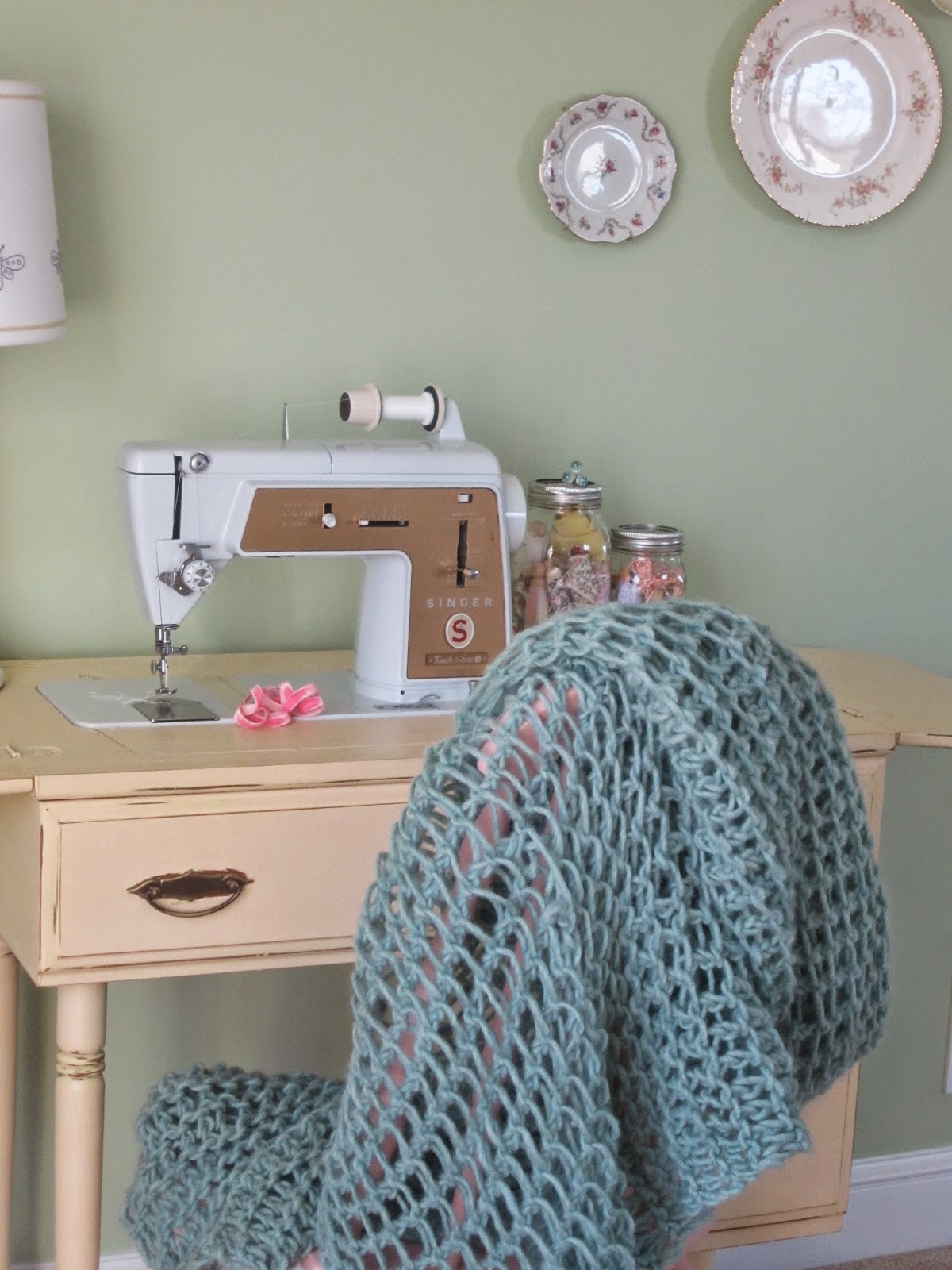 Elizabeth's Pretty Handmades A Wool Blanket....