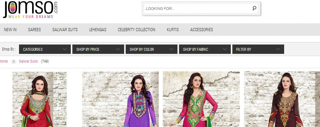 jomso salwar suit