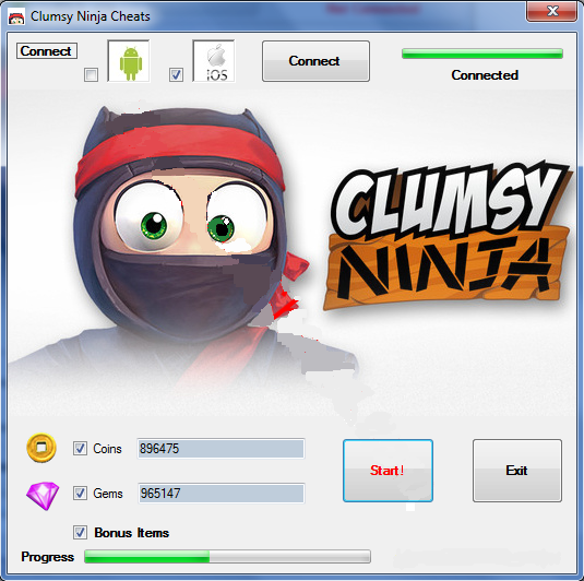 clumsy ninja cheats - 535 × 532.