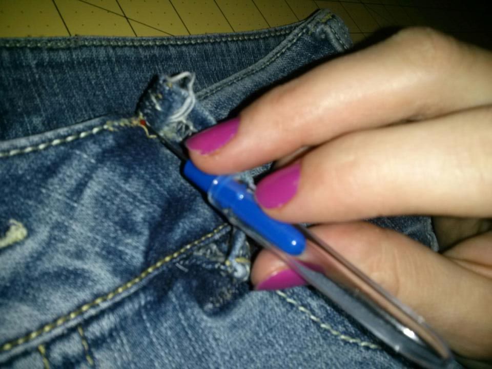 Shut Up, Jessica! frontonly Maternity Jeans Conversion tutorial